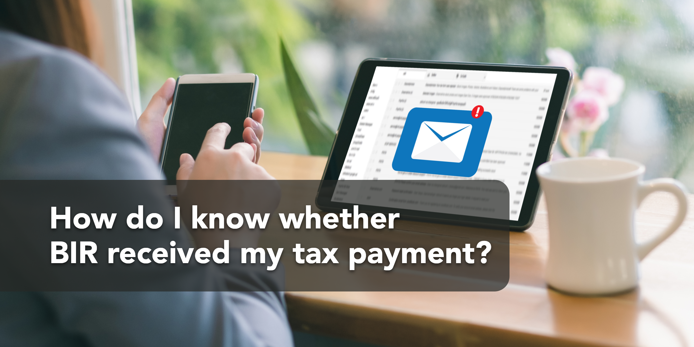 How do i know whether BIR received my Tax payment
